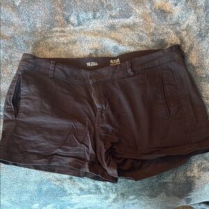 a.n.a Black Bermuda Shorts Casual Cotton Blend